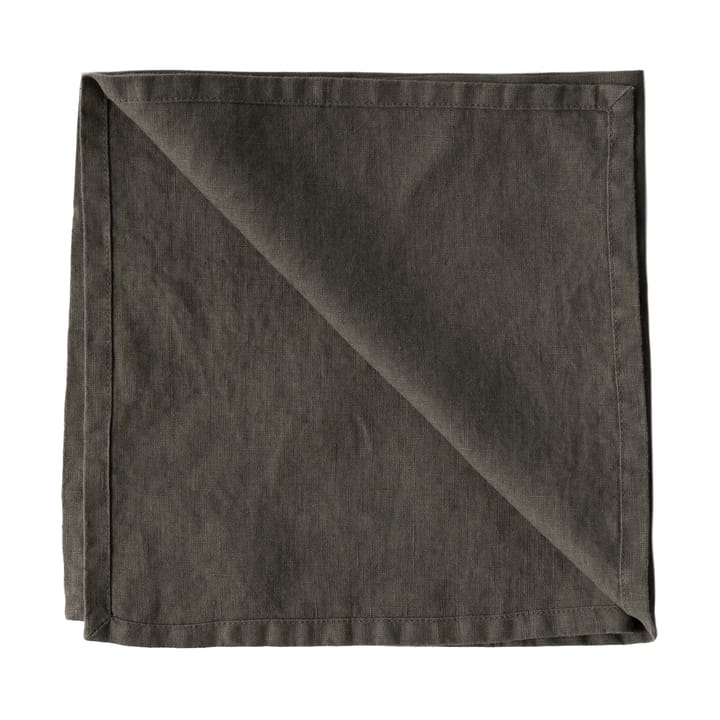 Washed linen stofserviet 45x45 cm, Taupe Tell Me More