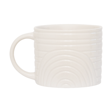 Tazza krus 50 cl - Lines white - URBAN NATURE CULTURE