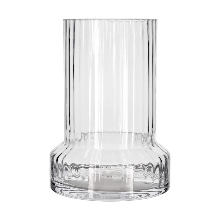 Hvils glasvase rillet Ø21 cm, Clear Villa Collection