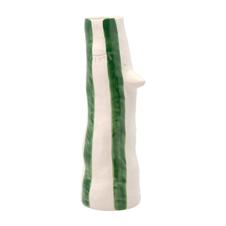 Styles vase med næb og øjenvipper 34 cm, Green Villa Collection