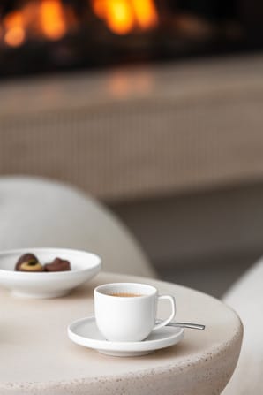 Afina espressokop 5 cl med underkop, White Villeroy & Boch