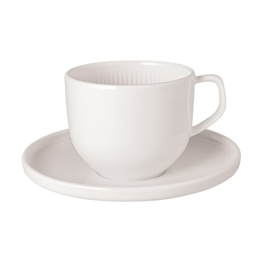 Afina kop med underkop, White Villeroy & Boch