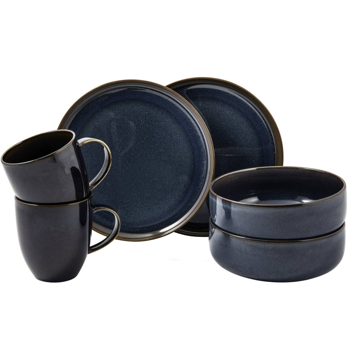 Villeroy & Boch Crafted Denim morgenmadssæt 6 dele Blue