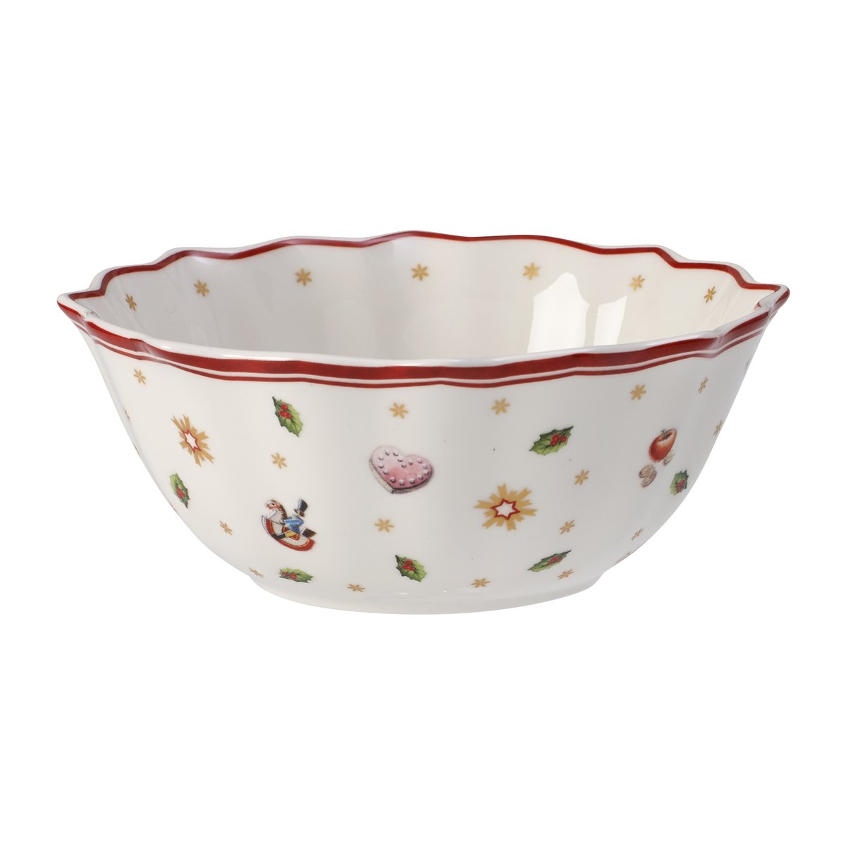 Villeroy & Boch Toy’s Delight skål 50 cl Hvid/Rød