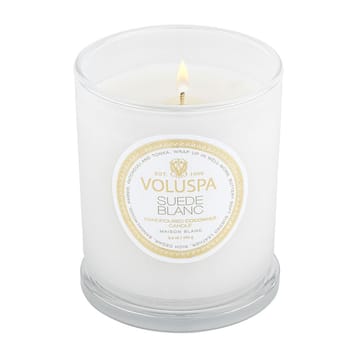 Classic Maison Blanc duftlys 60 timer - Suede Blanc - Voluspa