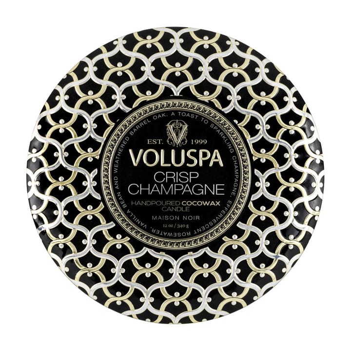 Maison Blanc 3-wick Tin duftlys 40 timer, Crisp Champagne Voluspa