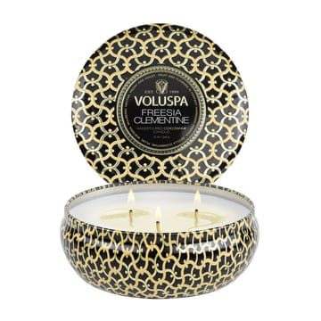 Maison Blanc 3-wick Tin duftlys 40 timer - Freesia Clementine - Voluspa