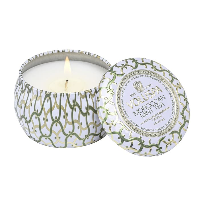 Maison Blanc Mini Tin duftlys 25 timer, Moroccan Mint Tea Voluspa