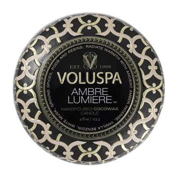 Maison Noir Mini Tin duftlys timer - Ambre Lumiere - Voluspa