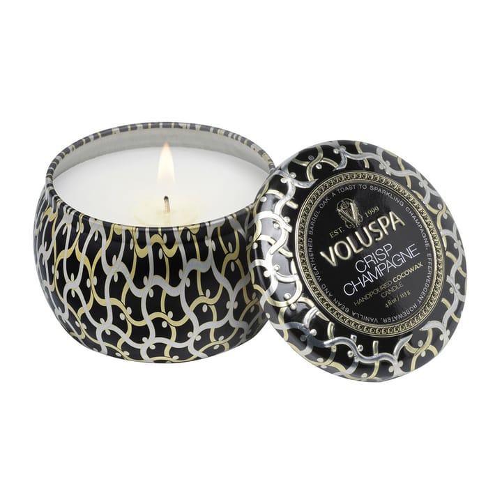 Maison Noir Mini Tin duftlys timer, Crisp Champagne Voluspa