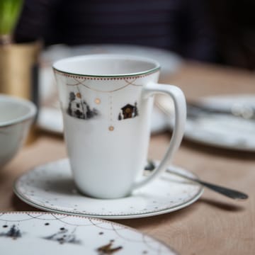 Julemorgen underkop til 30 cl kop - hvid - Wik & Walsøe