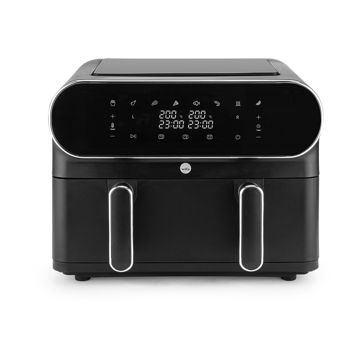 Wilfa AF-2×50 dual zone airfryer 11 L Sort